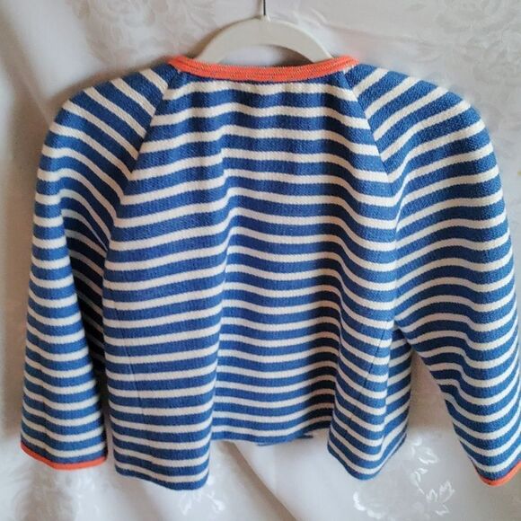 J. Crew Blue and White Striped Blazer - Picture 3 of 3